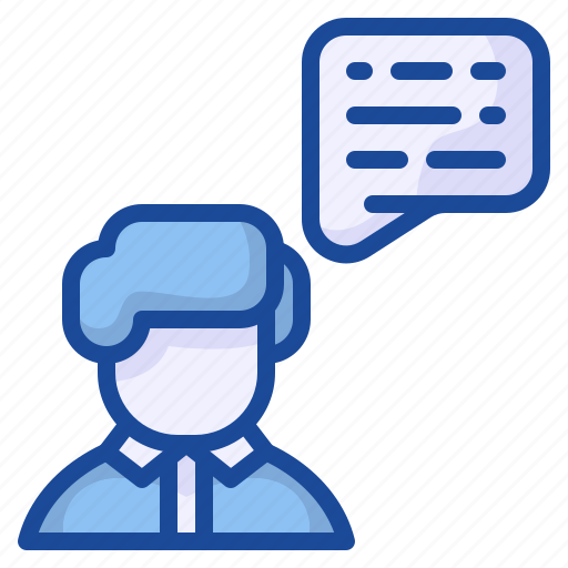 Customer, service, male, avatar, message, email, chat icon - Download on Iconfinder