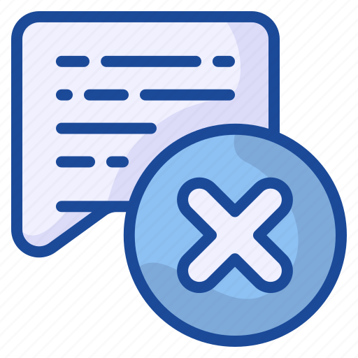 Delete, email, mail, x, message, chat icon - Download on Iconfinder