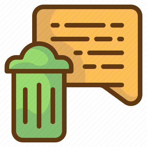 Delete, bin, message, email, chat, mail icon - Download on Iconfinder