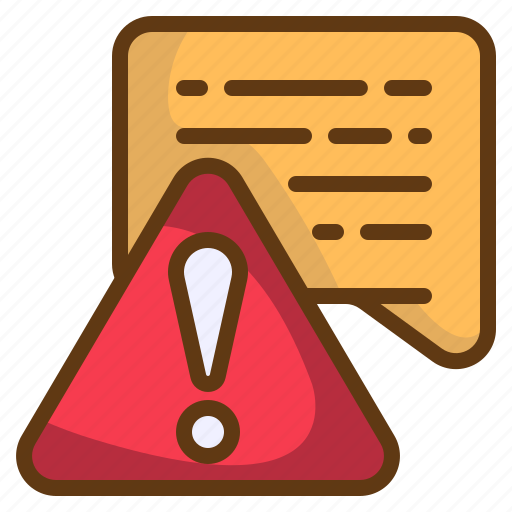 Warning, alert, notification, message, email, chat, mail icon - Download on Iconfinder