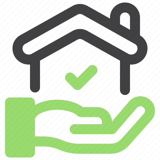Agency, real, estate, hand, property, house icon - Download on Iconfinder