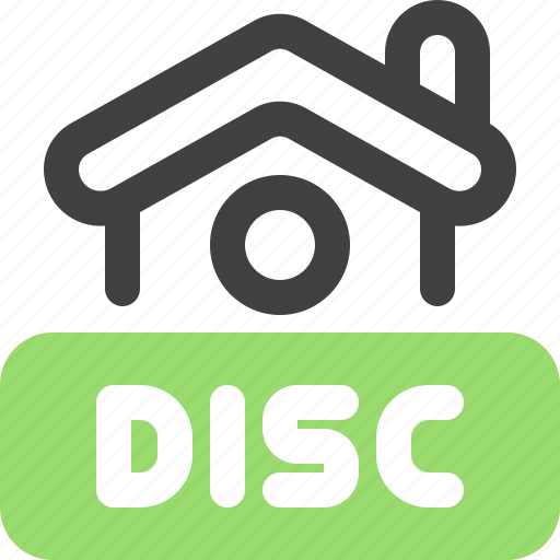 Discount, house, agency, property, real, estate icon - Download on Iconfinder