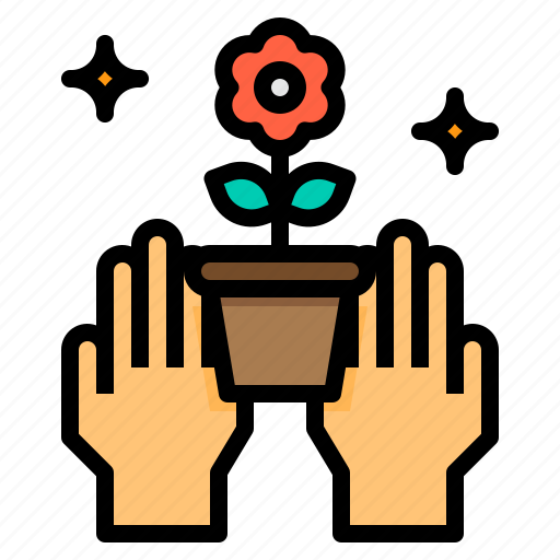 Activity, flower, gardening, hobby, play, vacation icon - Download on Iconfinder