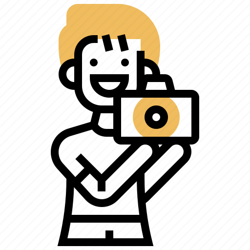 Camera, hobby, lens, photographer, taking icon - Download on Iconfinder