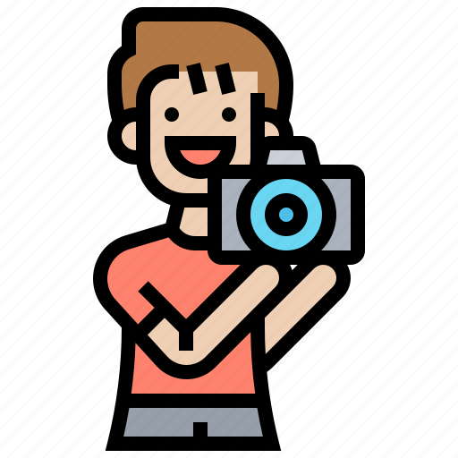 Camera, hobby, lens, photographer, taking icon - Download on Iconfinder