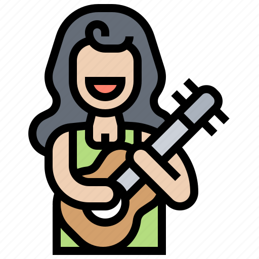 Classic, guitar, instrument, musician, player icon - Download on Iconfinder