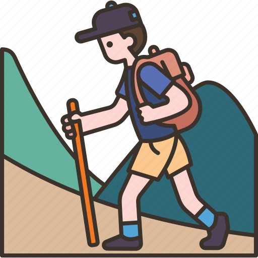 Hiking, adventure, camping, mountain, activity icon - Download on Iconfinder