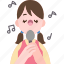 singing, karaoke, music, singer, perform 