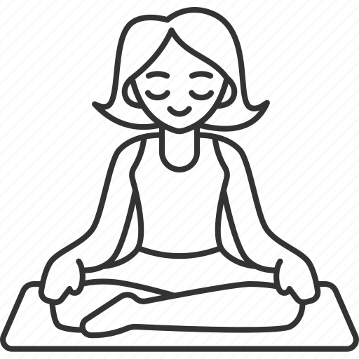 Yoga, relax, meditation, fitness, health icon - Download on Iconfinder