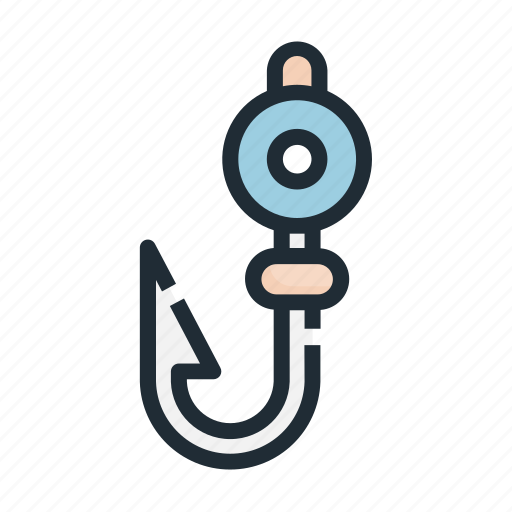 Fish, fishing, hobbies, hobby, hook icon - Download on Iconfinder