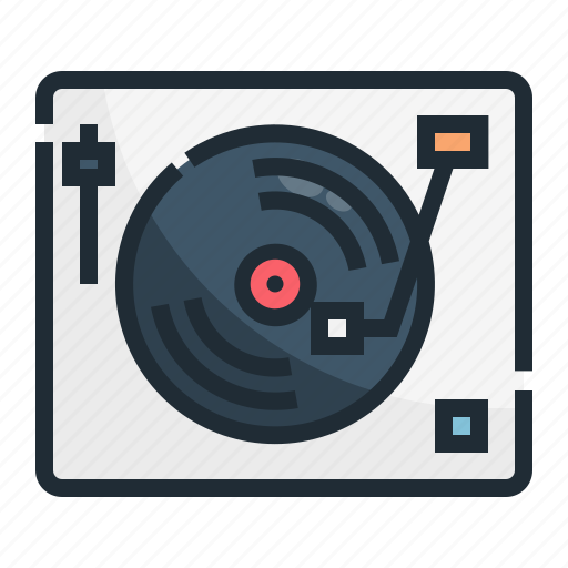 Entertainment, music, relax, sound, turntable, vinyl icon - Download on Iconfinder