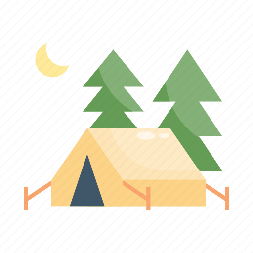 Camp, camping, tent, travel icon - Download on Iconfinder