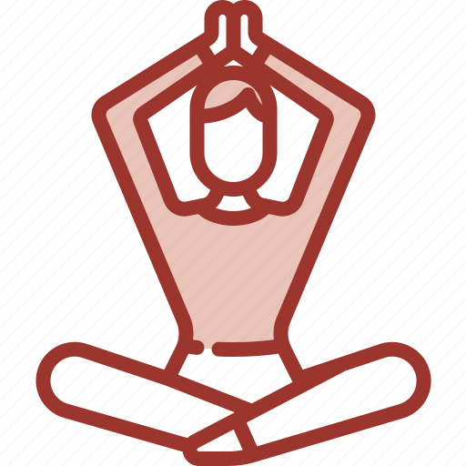 Yoga, wellness, meditation, exercise, relaxing, position, mindfulness icon - Download on Iconfinder