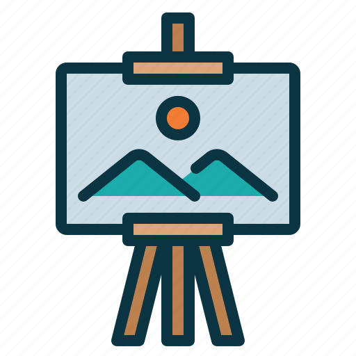 Drawing, painting, art, artwork, paint, canvas icon - Download on Iconfinder