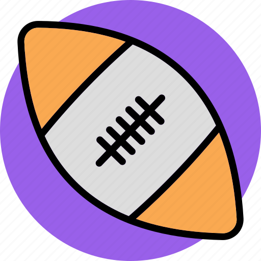Rugby, american ball, champion, sports ball, laces icon - Download on Iconfinder