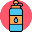 water bottle, beverage, hydration, plastic bottle, liquid, mineral water