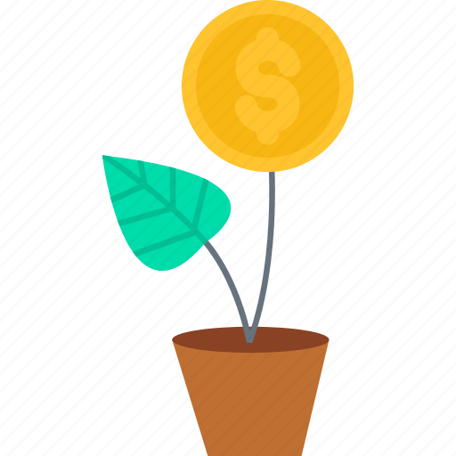 Dollar plant, investment, money plant, money tree, growth and protection icon - Download on Iconfinder