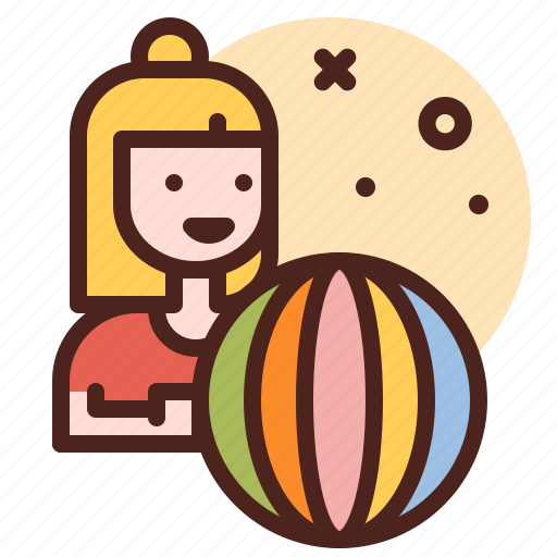Ball, play, teenager, activity icon - Download on Iconfinder