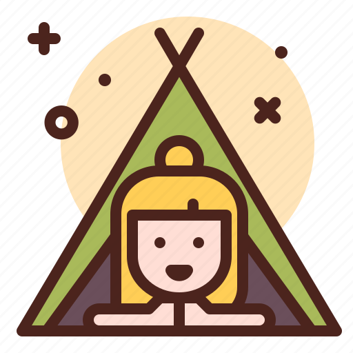 Tent, play, teenager, activity icon - Download on Iconfinder