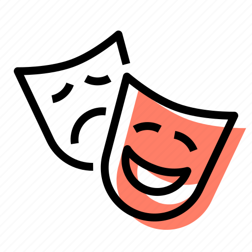 Theater, mask, drama, tragedy icon - Download on Iconfinder