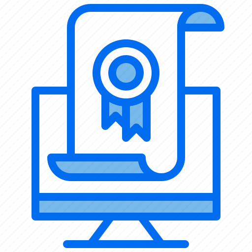 Archievement, award, certificate, computer, learning icon - Download on Iconfinder