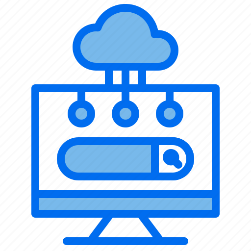 Cloud, computer, course, learning, search icon - Download on Iconfinder