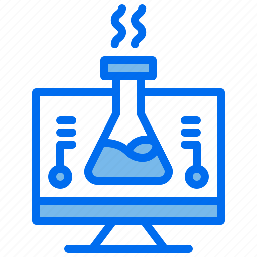 Chemical, chemistry, computer, course, learning, online icon - Download on Iconfinder