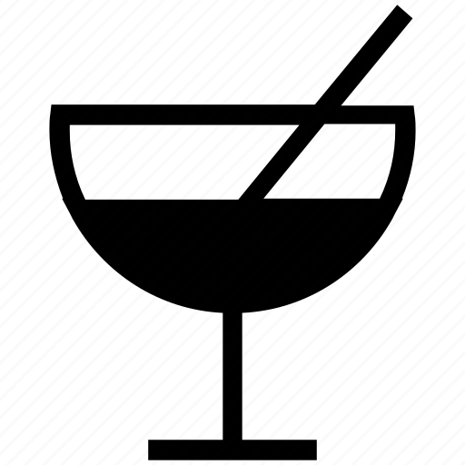 Beverage, cold, drink, glass, juice, straw, water icon - Download on Iconfinder