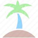 beach, coconut tree, holiday, palm, sea, summer, tree