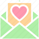 envelope, heart, letter, love, romantic, valentine