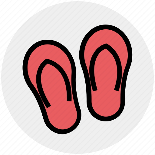 Beach, footwear, holiday, shoes, slipper, travel icon - Download on Iconfinder