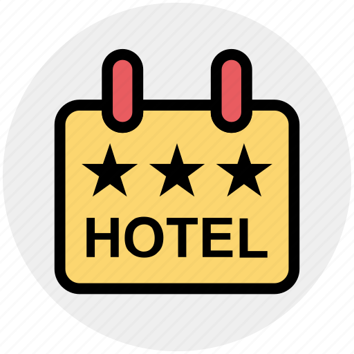Board, frame, holiday, hotel, rating, sign, three stars icon - Download on Iconfinder