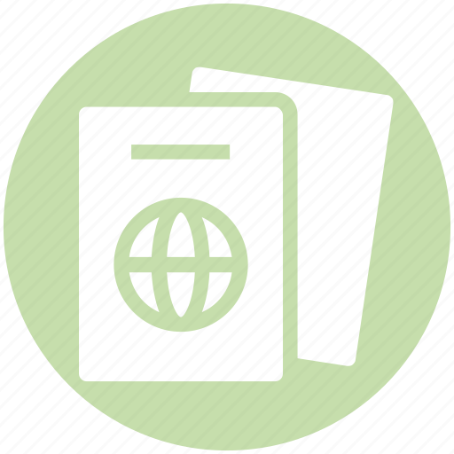 Holiday, paper, passport, seaside, travel, vacation, visa icon - Download on Iconfinder