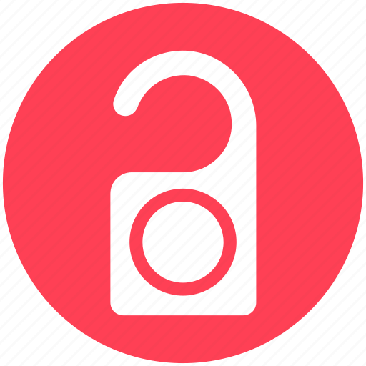 Disturb, door sign, hotel, room, service, sign, tag icon - Download on Iconfinder