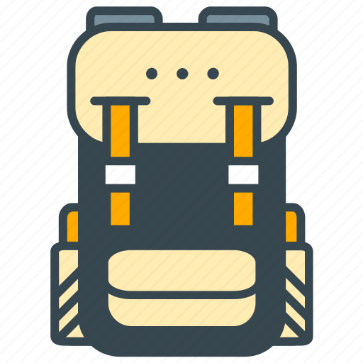 Backpack, camping, hike, hiking, holiday, rucksack icon - Download on Iconfinder