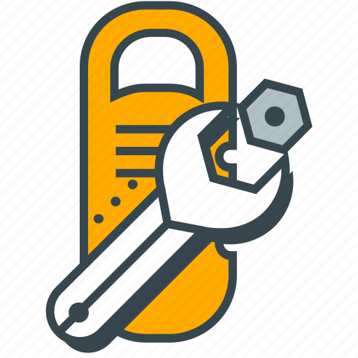 Room, service, holiday, hotel, support, wrench icon - Download on Iconfinder