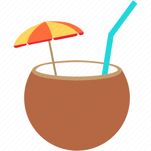 Holiday, beach, coco nut, drink, travel icon - Download on Iconfinder