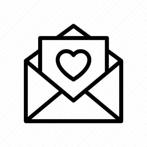 Email, heart, inbox, loveletter, message icon - Download on Iconfinder