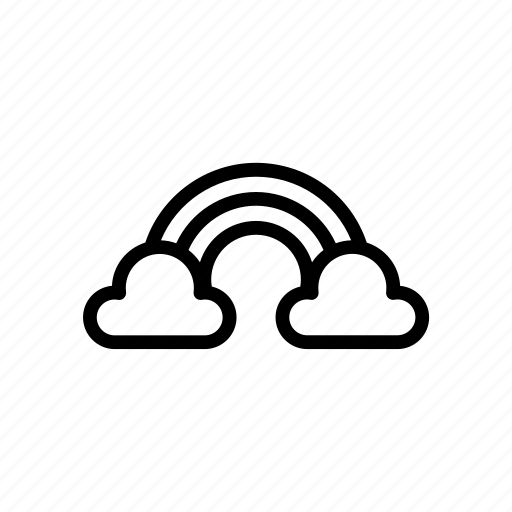 Climate, clouds, nature, rainbow, weather icon - Download on Iconfinder