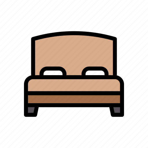 Bed, hotel, motel, room, sleep icon - Download on Iconfinder