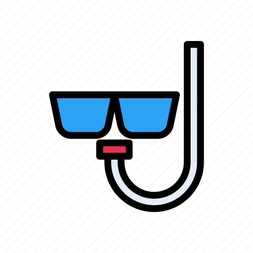 Diving, glasses, holiday, snorkel, swimming icon - Download on Iconfinder