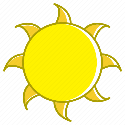 Flat sun, holiday, summer, sun, sun elements icon - Download on Iconfinder