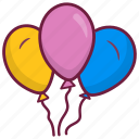 party, gift, balloon, celebration