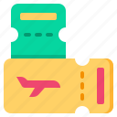 flight, ticket, airplane, travel, transport