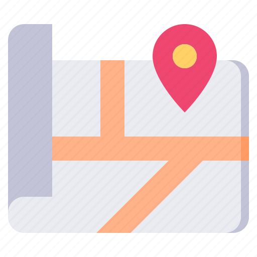 Map, location, pin, navigation, gps, direction icon - Download on Iconfinder