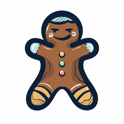 Candy, christmas, cookie, gingerbread, man, sweet icon - Download on Iconfinder
