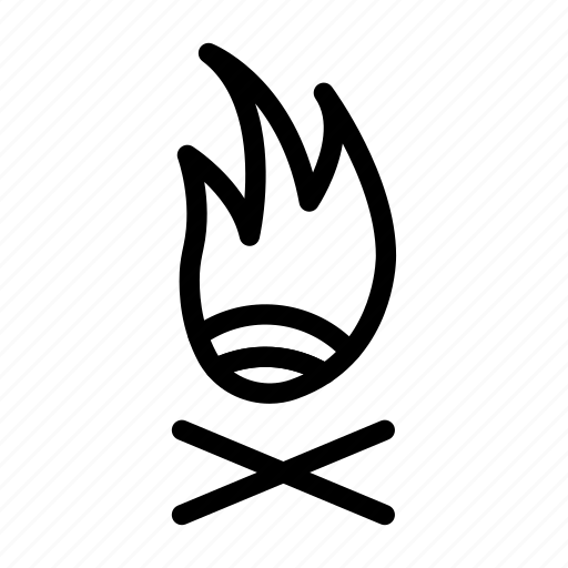 Burn, campfire, flame, fogo, hot icon - Download on Iconfinder