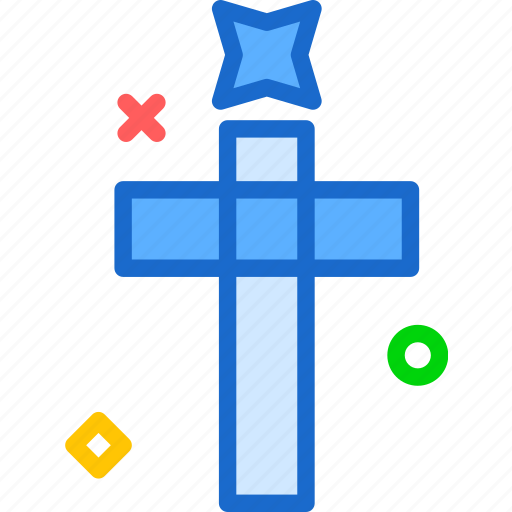 Cross, decor, god, holy, star, tree, word icon - Download on Iconfinder
