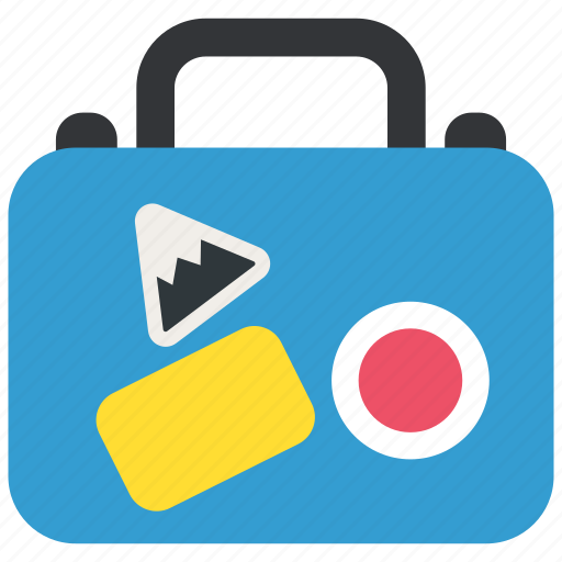 Bag, holiday, luggage, suitcase, tourism, transportation, travel icon - Download on Iconfinder