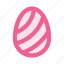 decoration, draw, easter, egg, holiday, paint, stripes 